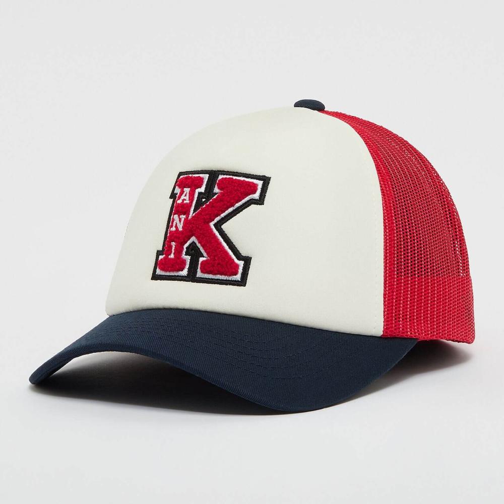 Karl Kani KK Retro Patch Trucker Cap cream/red/navy