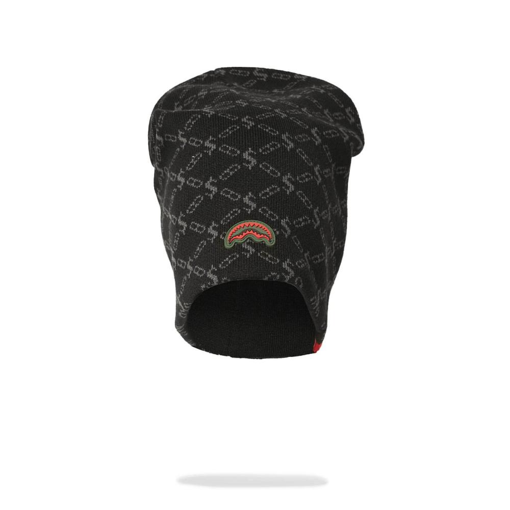 SPRAYGROUND® THE GODFATHER SLOUCH BEANIE Black