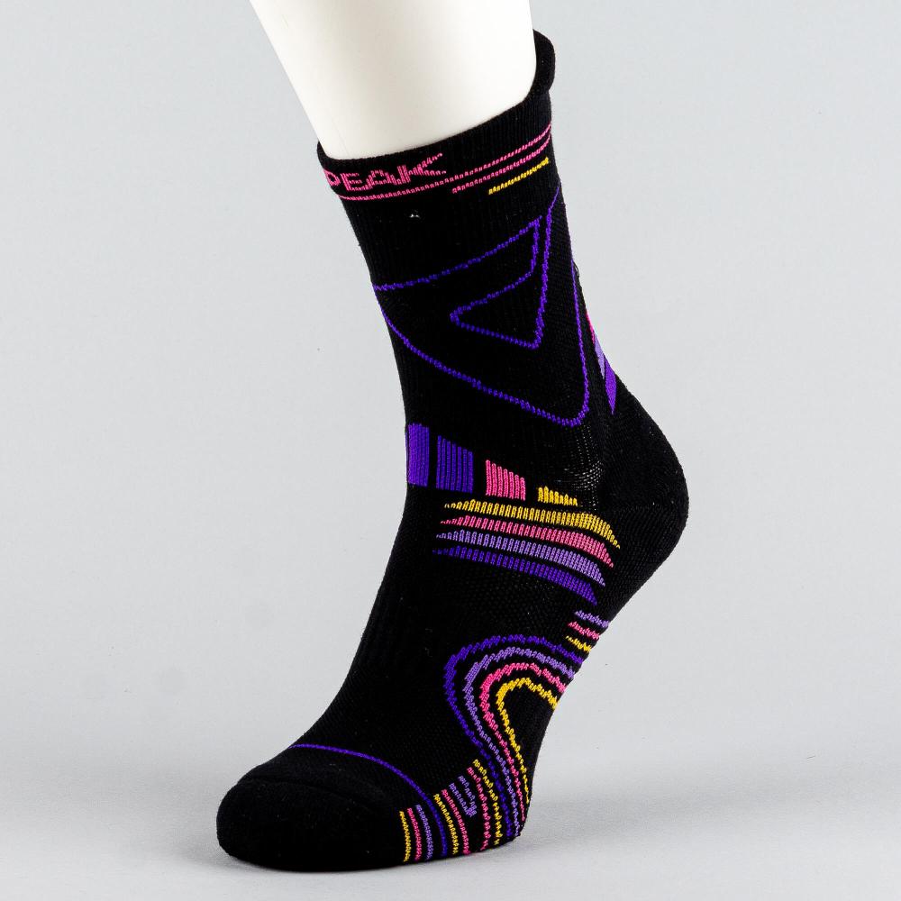 Peak Flash 5 Basketball Sock Black