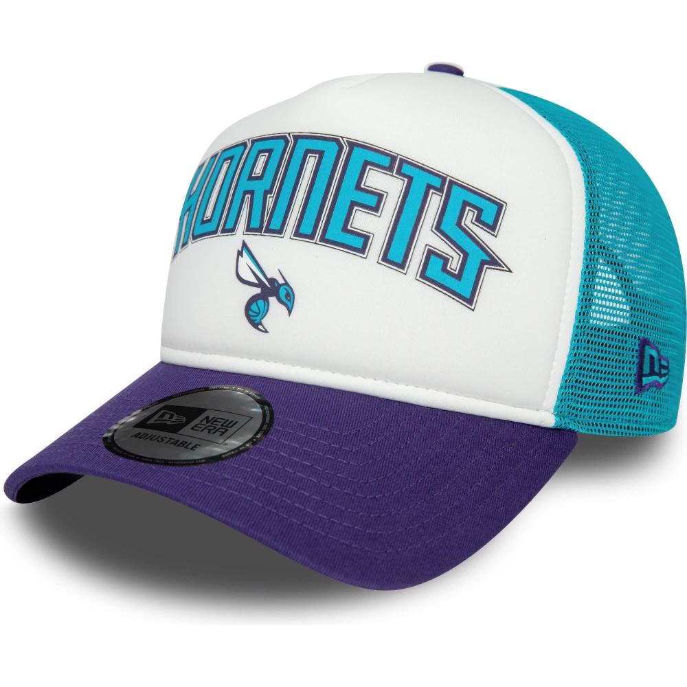 Šiltovka so sieťkou New Era 940 Charlotte Hornets NBA Retro Blue E-Frame Trucker Cap modrá