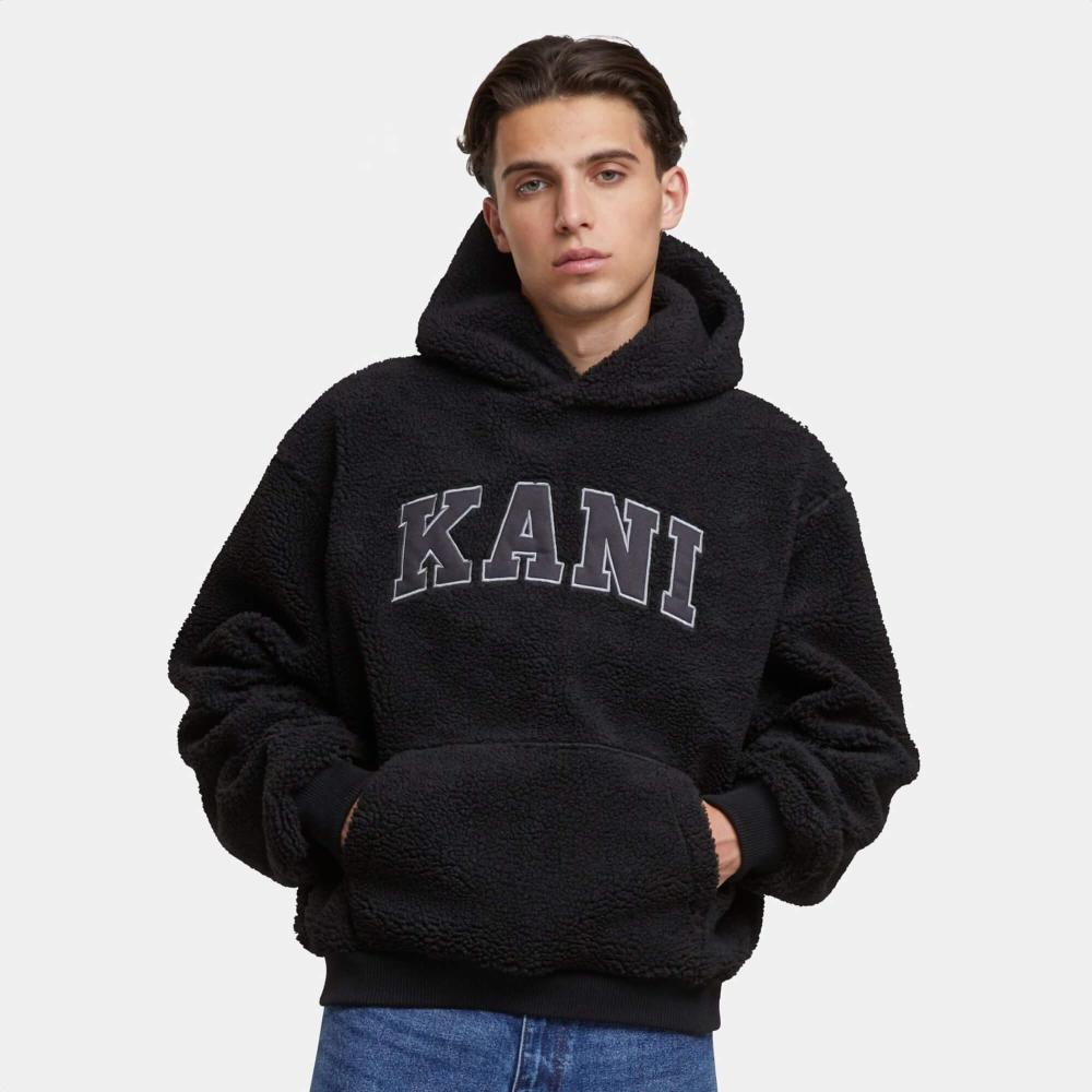 Mikina s kapucňou Karl Kani Comfortable čierna