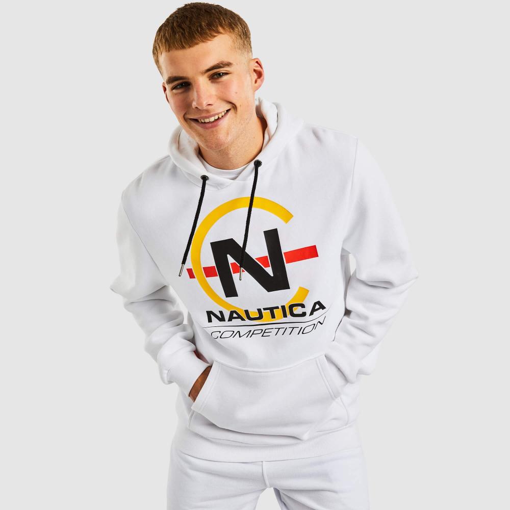 Nautica Tier Hoody White