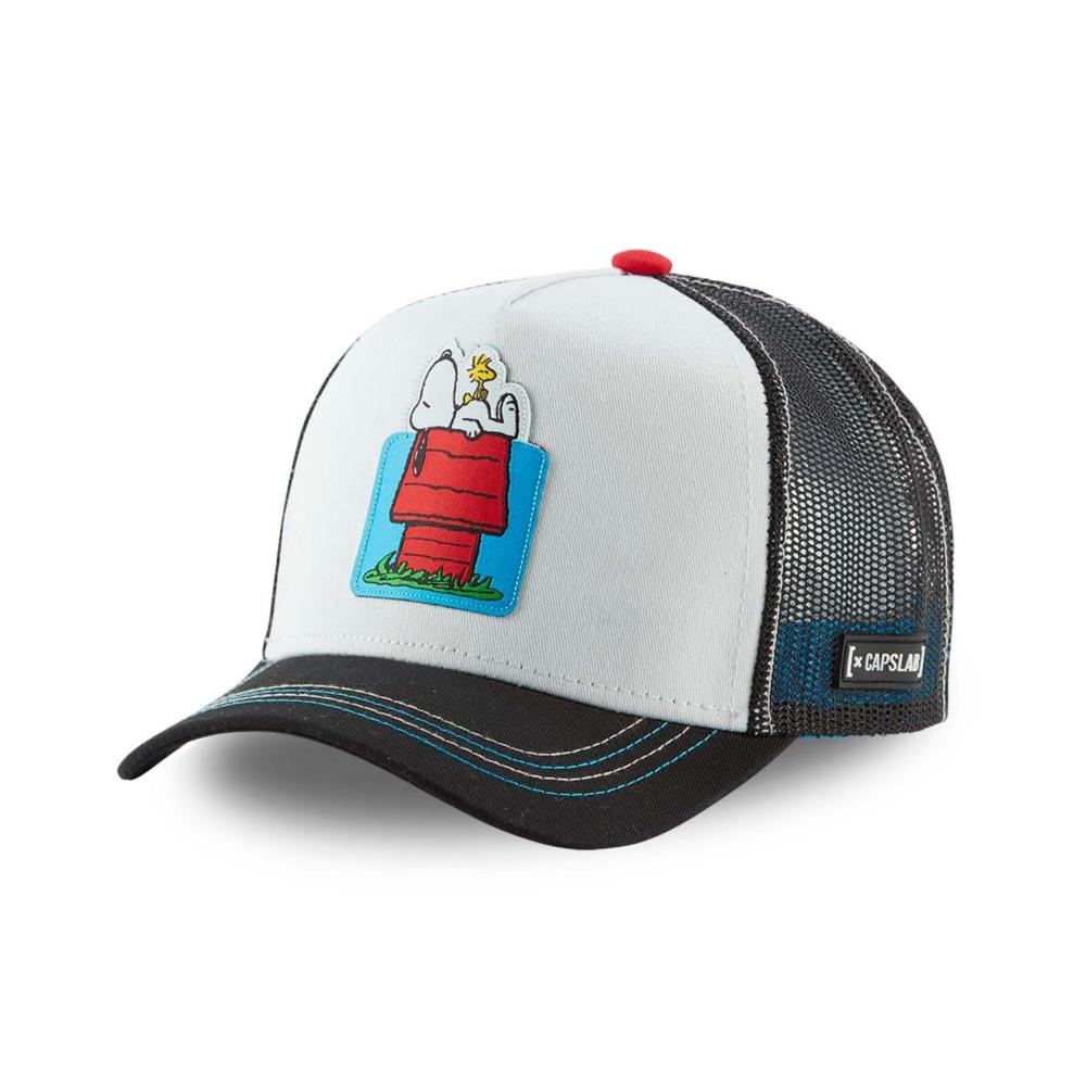 Šiltovka so sieťkou Capslab Trucker cap PEANUTS biela
