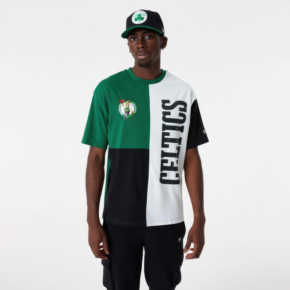 NEW ERA NBA Boston Celtics NBA Cut & Sew Over Sized Green Tee