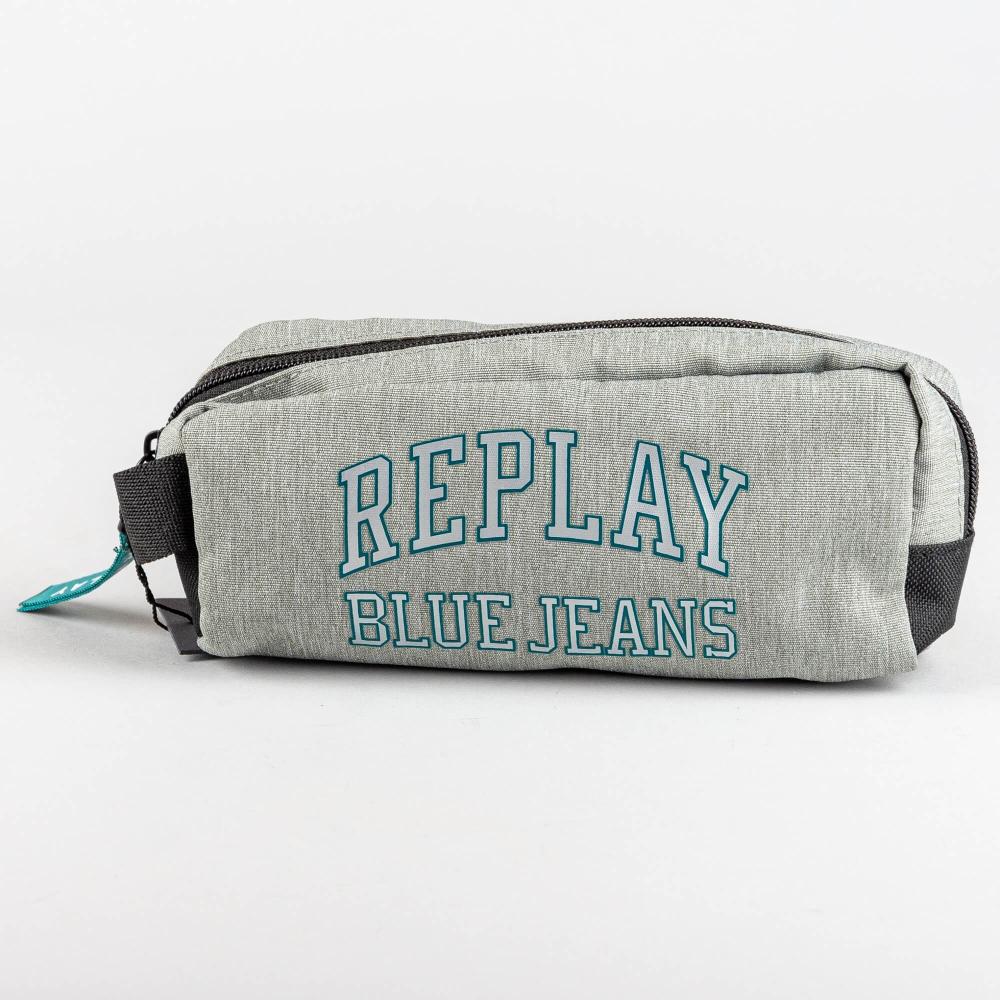 Peračník Replay Blue Jeans melírovaný bledošedý