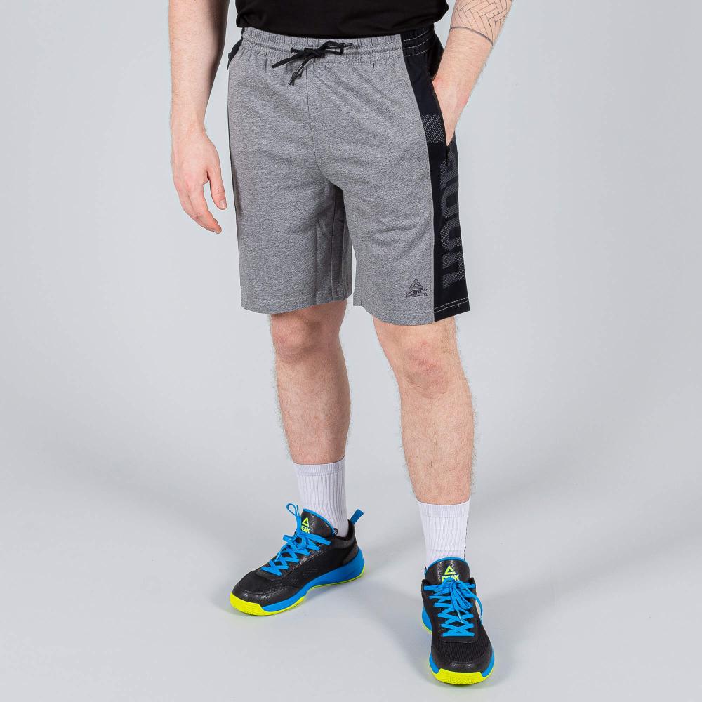 Peak Basketball Series City Hoop Knitted 1/2 Pants Mid.Melange Grey