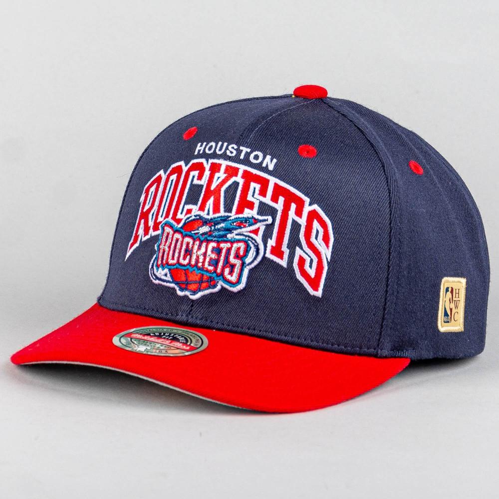 Šiltovka Mitchell & Ness Houston Rockets Team Arch Snapback tmavomodrá/červená