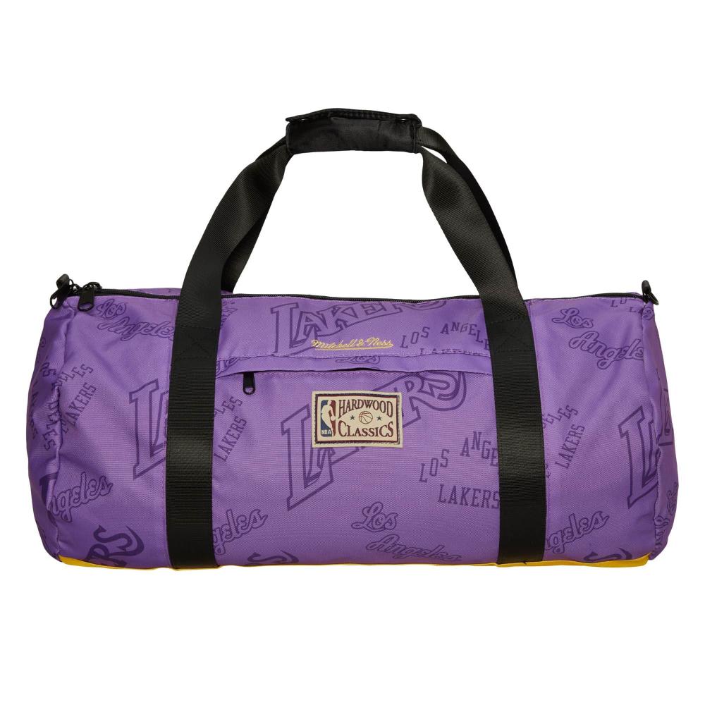 Mitchell & Ness NBA Team Logo Duffel Bag Lakers Los Angeles Lakers Purple