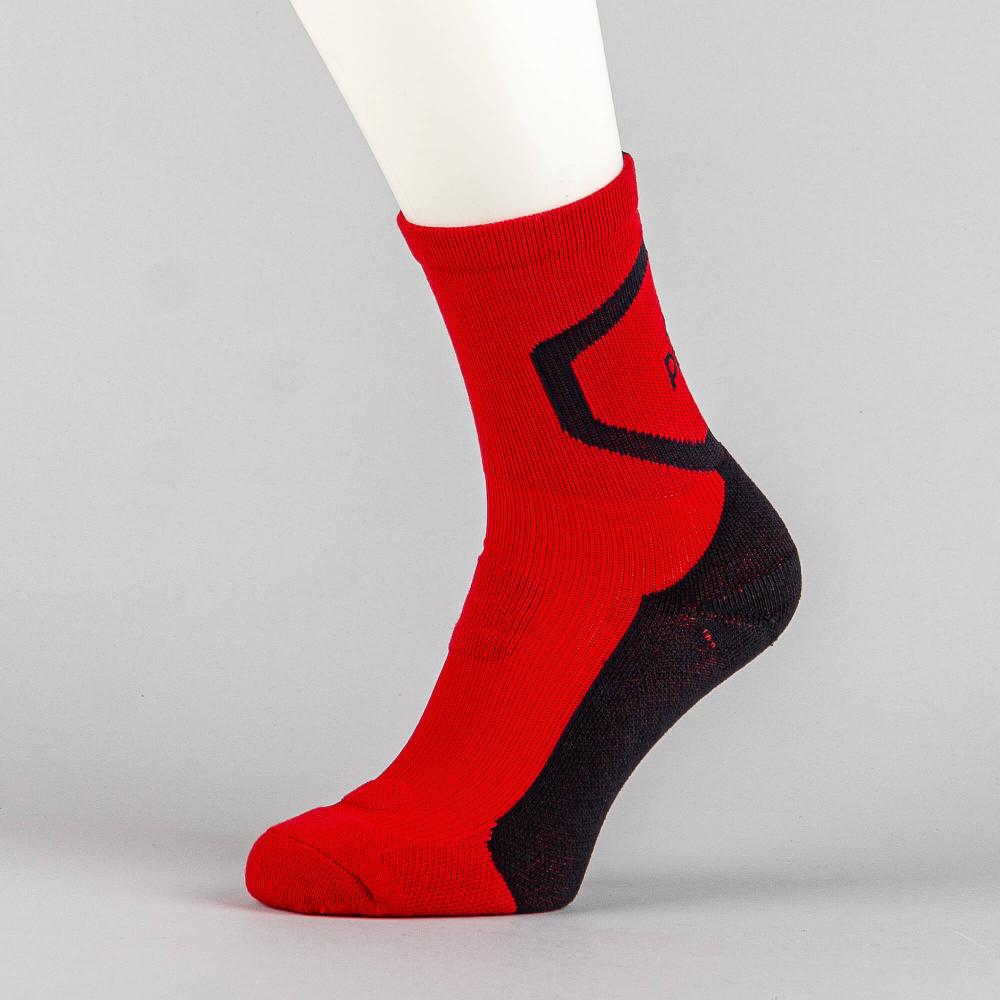 Basketbalové ponožky PEAK Basketball Pro Socks červeno-čierne