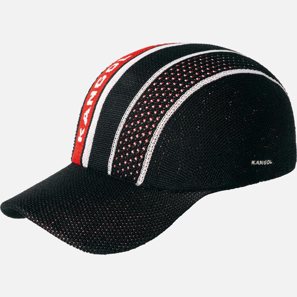 Šiltovka KANGOL® TROPIC GAME STRIPE SPACECAP čierna