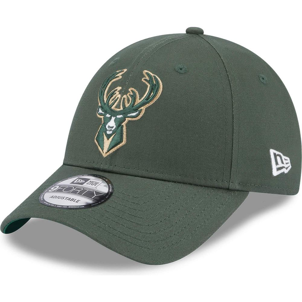 NEW ERA 940 NBA Team Side Patch Milwaukee Bucks 9FORTY Cap Green