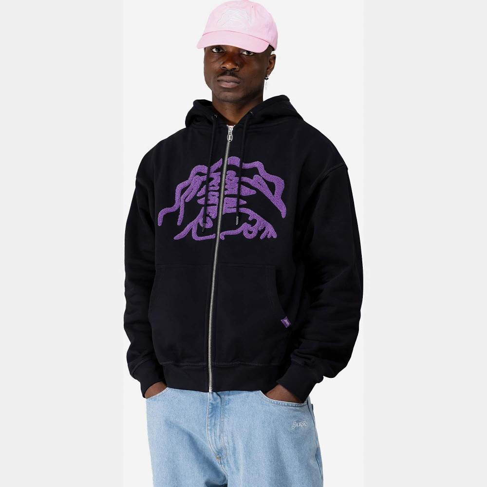 Mikina Jacker Warehouse Hoodie čierna