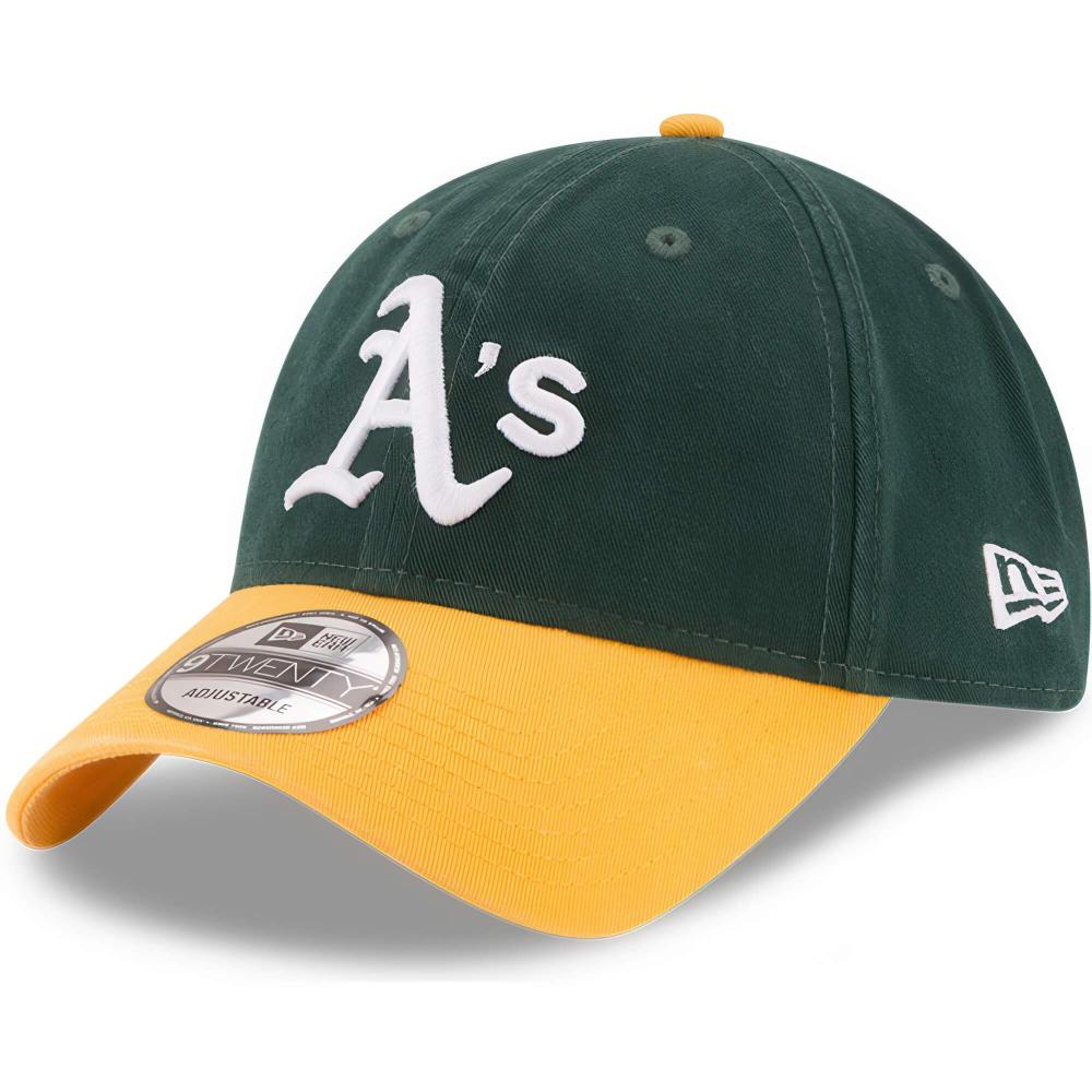 Šiltovka New Era 920 Oakland Athletics MLB Core Classic Dark Green And Yellow 9TWENTY Adjustable Cap Dark zelená a žltá