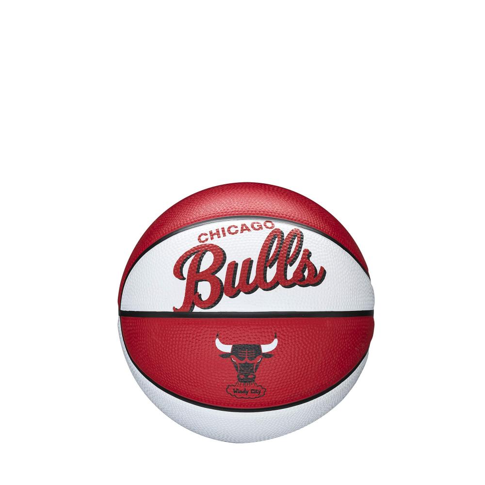 Wilson NBA Team Retro Mini Basketball Chicago Bulls (sz. 3)