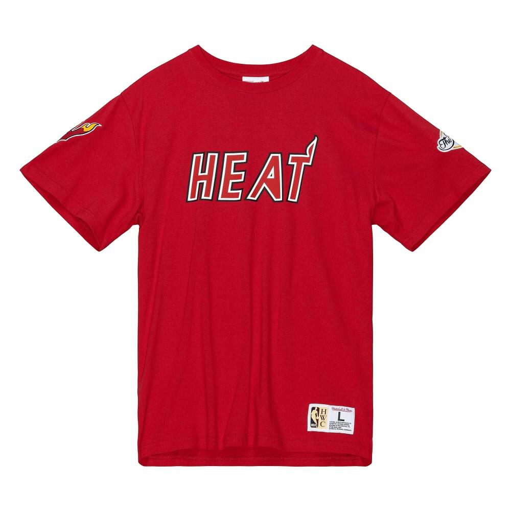 Mitchell & Ness Team Origins S/S Top Miami Heat Scarlet