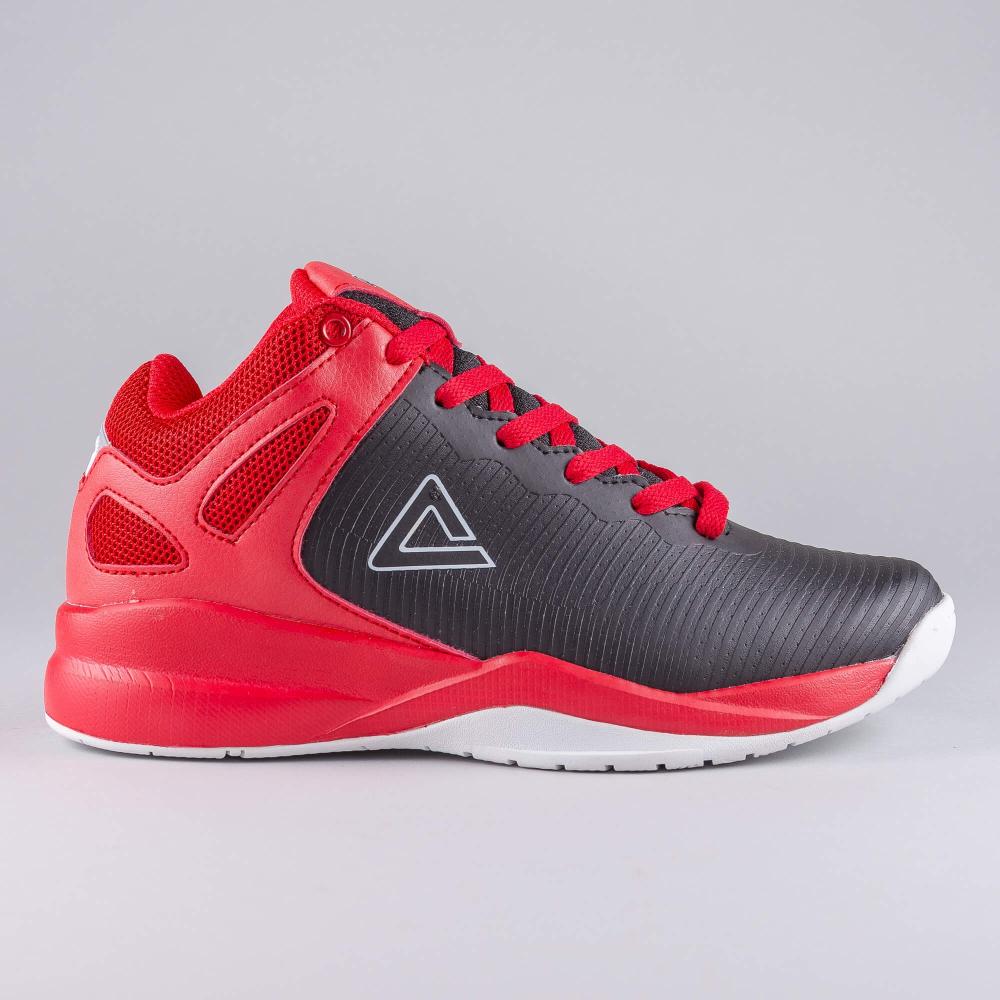 PEAK KIDS BASKETBALL SHOES BLACK/RED