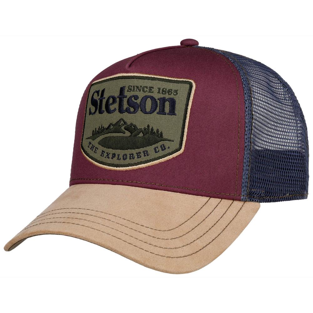 Šiltovka Stetson Trucker Cap Explorer Co. Beige/Wine