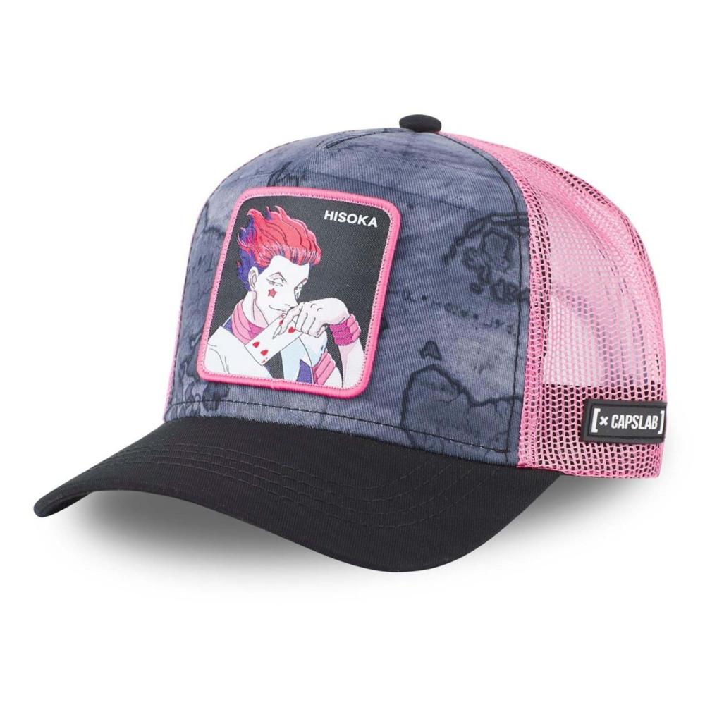 Capslab Hunter X Hunter Hisoka Trucker Cap Grey/Pink