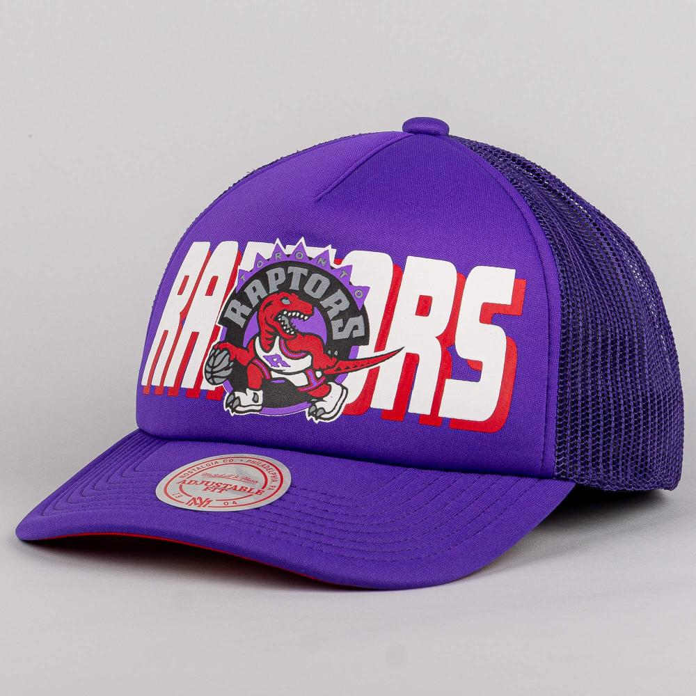 Mitchell & Ness NBA Billboard Trucker Snapback Hwc Toronto Raptors Purple