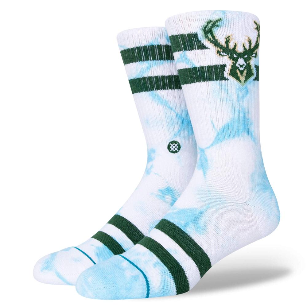 Stance Nba Crew Bucks Dyed Blue