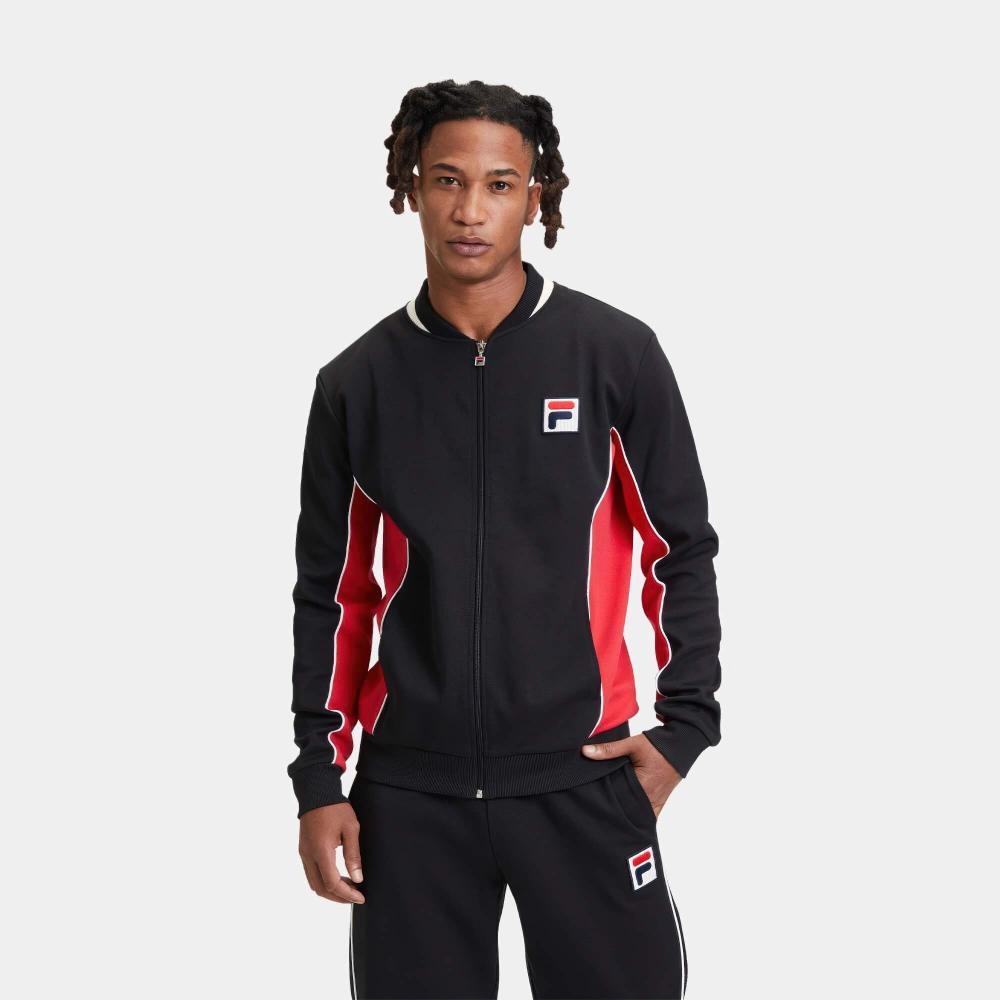 Tepláková bunda Fila SETTANTA track jacket Black-True Red  čierna/červená