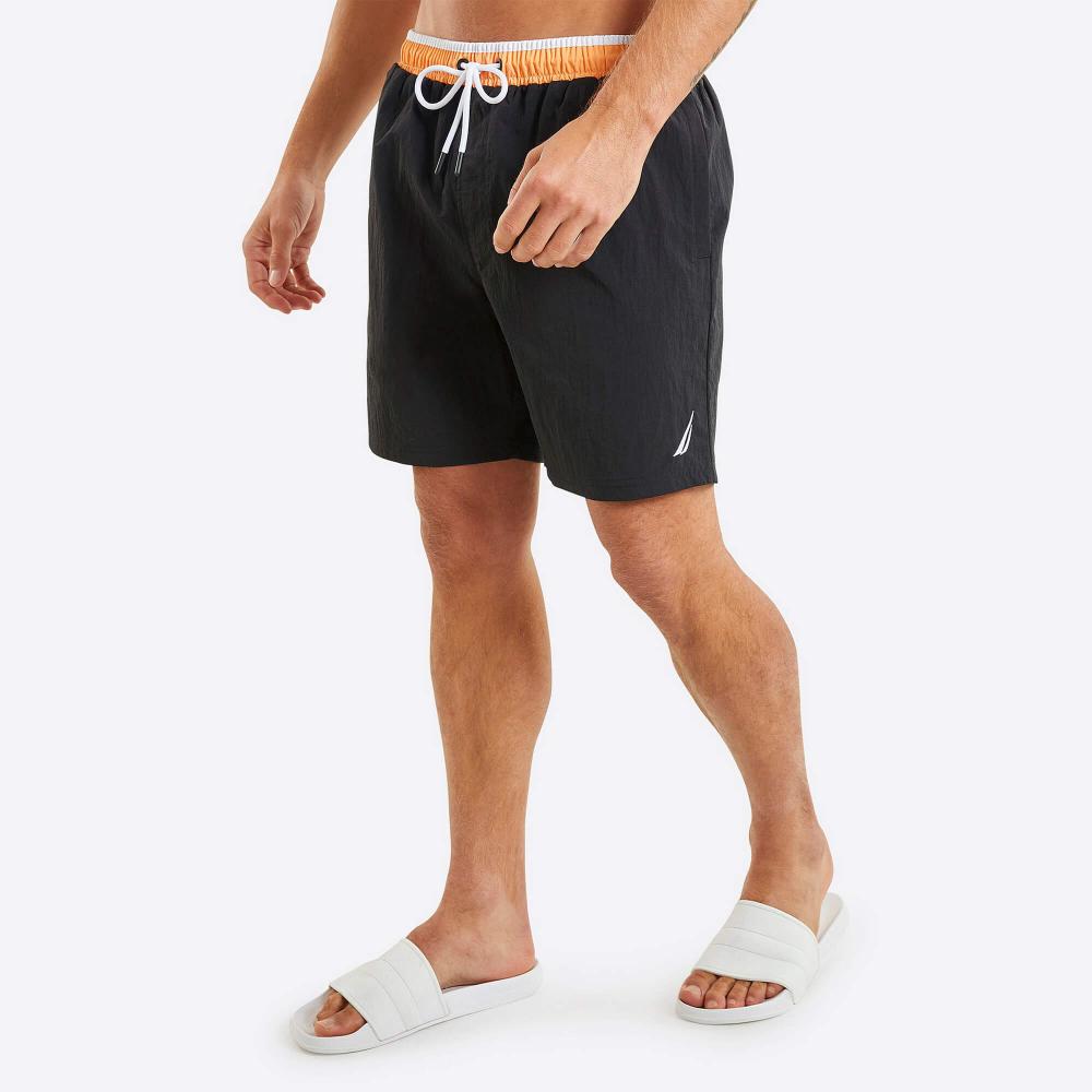 Nautica Arian 6” Swim Short Black