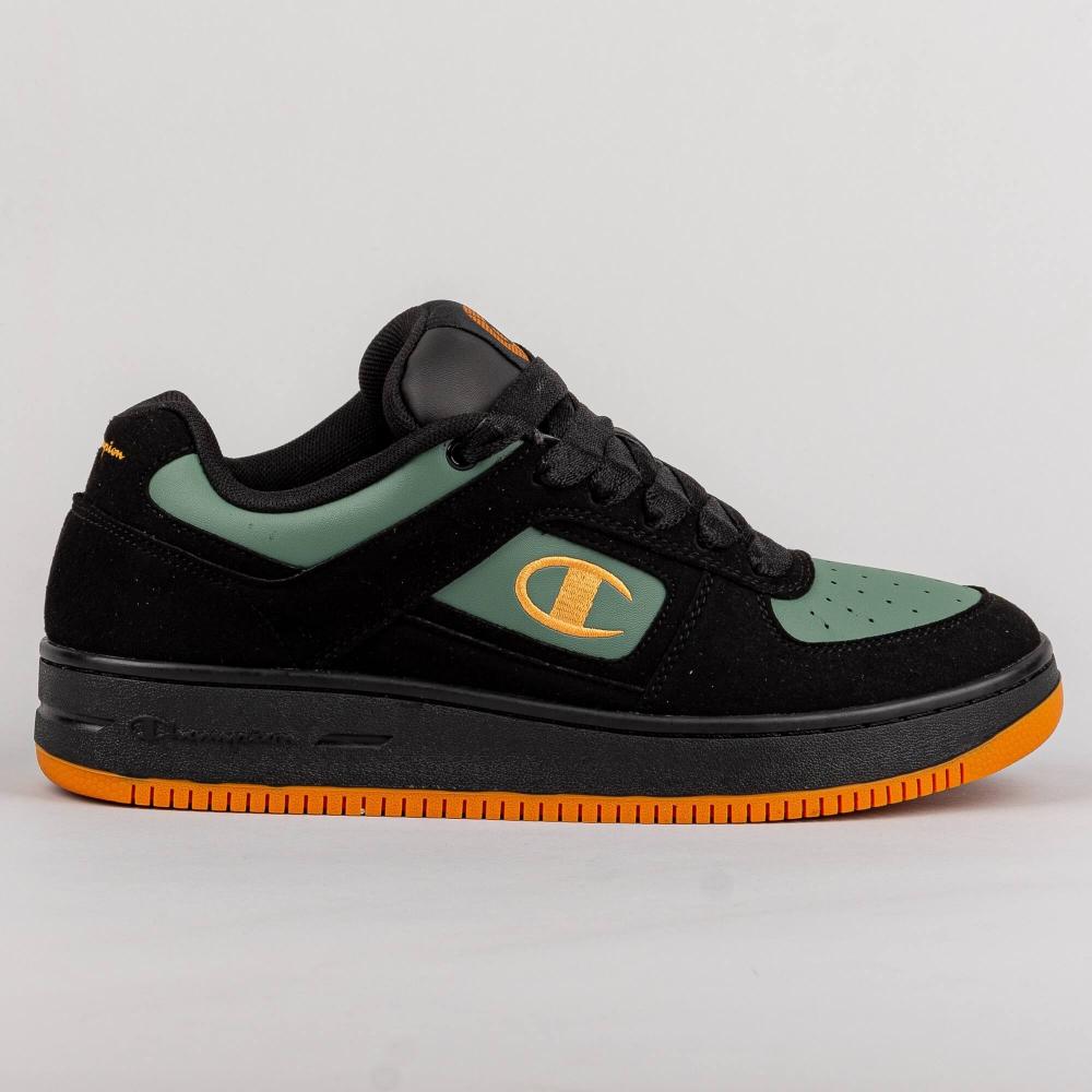 Champion Low Cut Shoe Foul Play Skate Black/Green/Orange