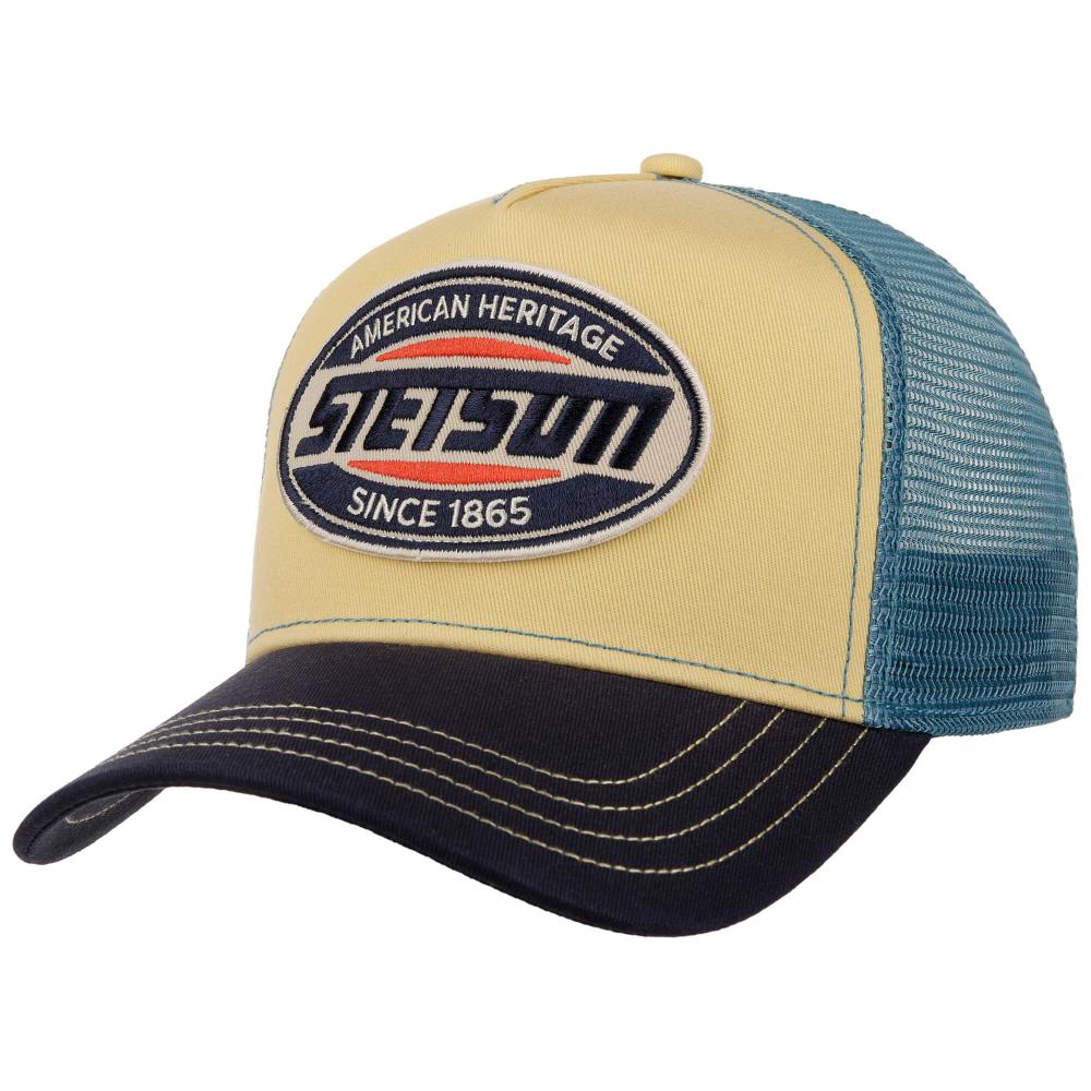 Śiltovka Stetson Trucker Cap High Speed Midnight Blue-Light Yellow