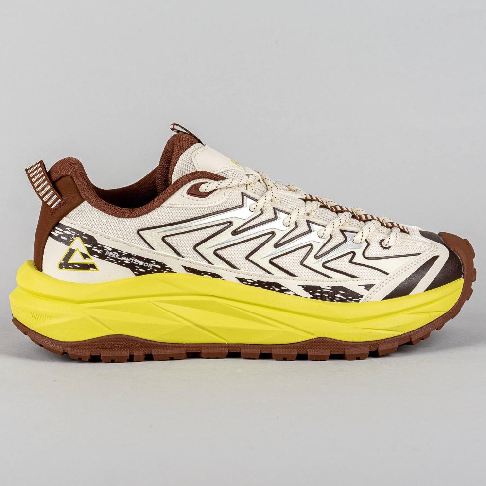 Tenisky Peak Outdoor Canvas Shoes White/Brown