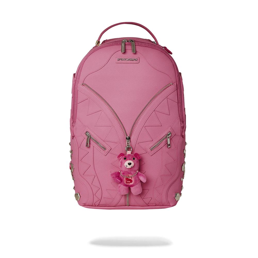 Sprayground Biker Chic - Baby Bear Baddie Backpack Pink