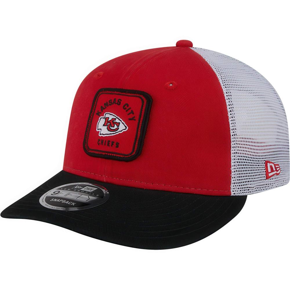 Šiltovka so sieťkou New Era LP950 Kansas City Chiefs NFL Patch Red Low Profile 9FIFTY Snapback Cap červená