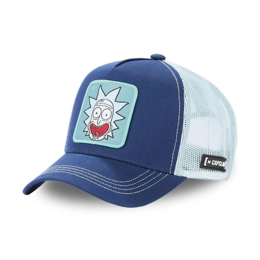 Capslab Rick And Morty Rick Sanchez Trucker Cap Blue