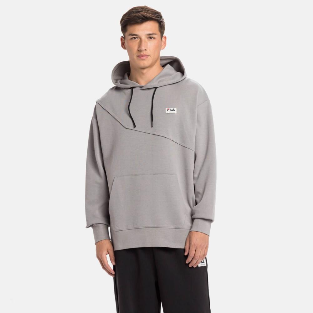 FILA THIERS oversized hoody Gull