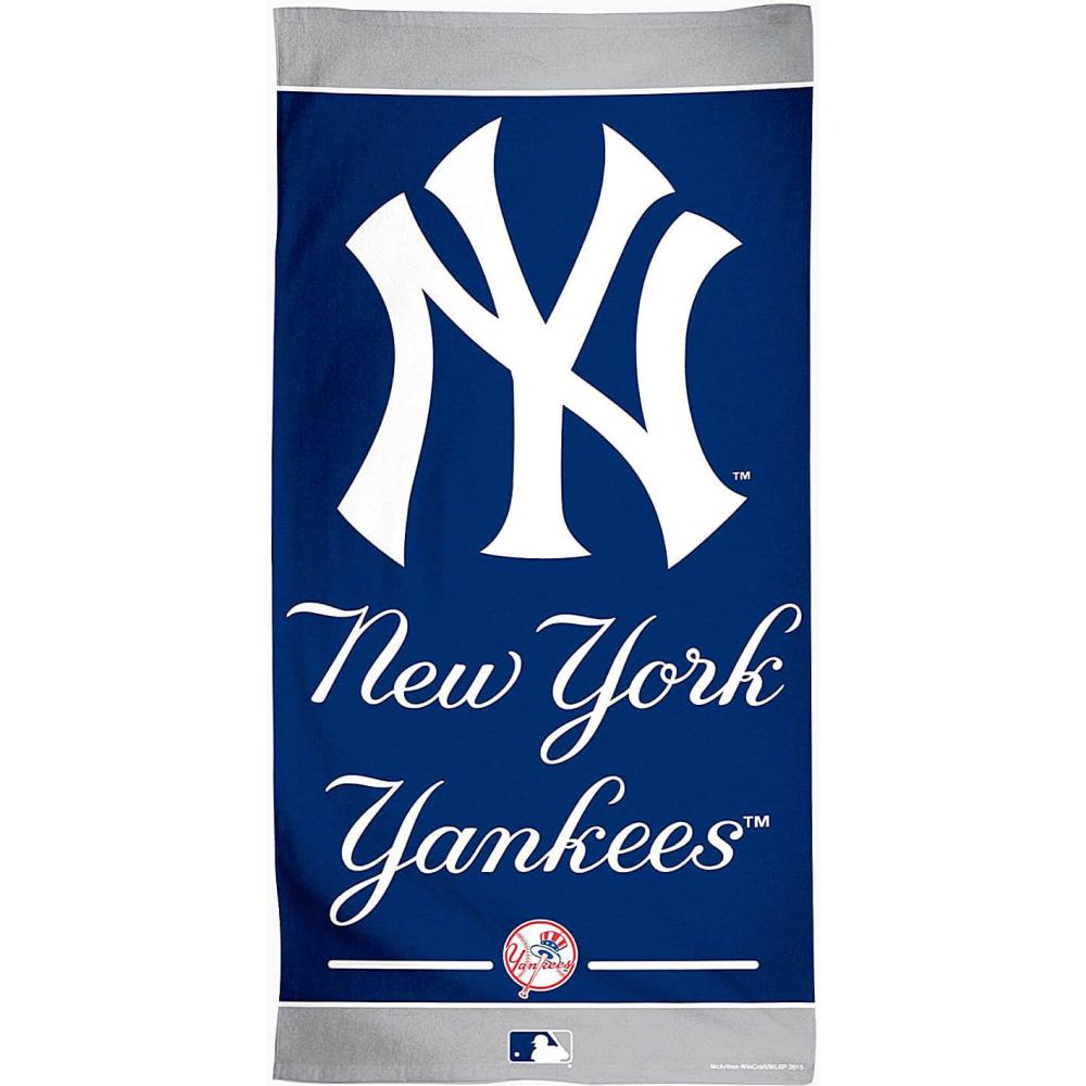 Wincraft Mlb Fibre Beach Towel New York Yankees
