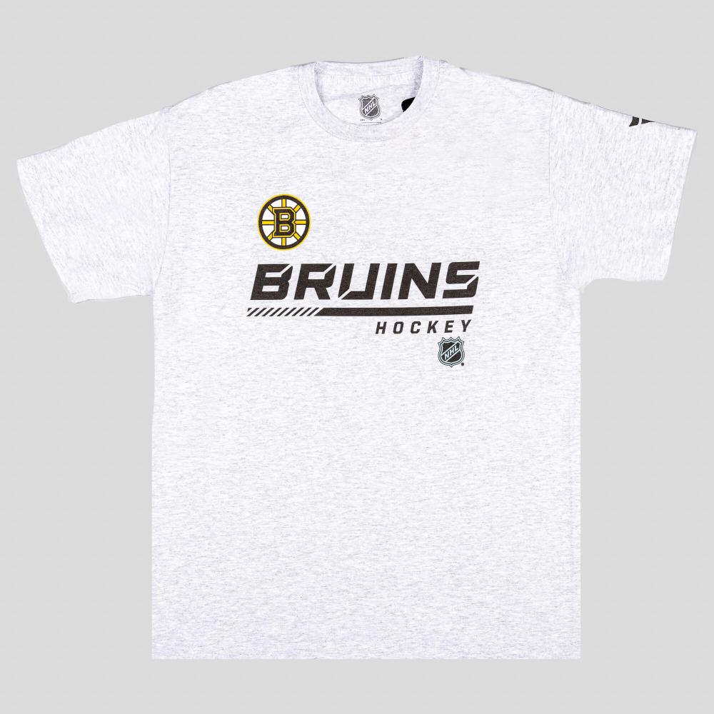 Fanatics Nhl Apro Prime Ss Ctn Tee Boston Bruins Grey