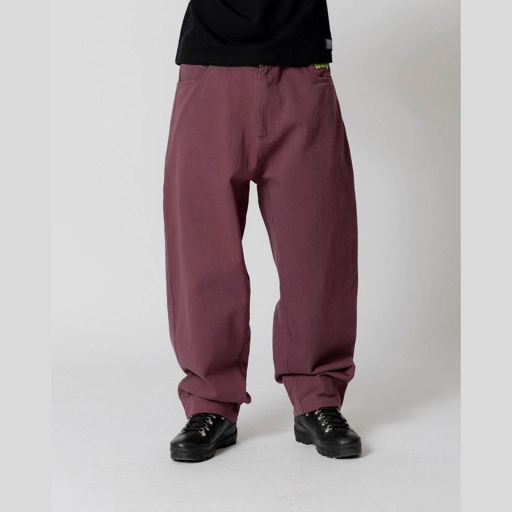 Jacker Flop Twill Baggy Pant Purple