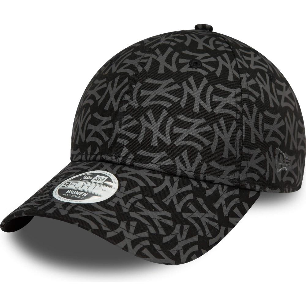 Dámska šiltovka New Era 940W MLB New York Yankees Womens Mono Black 9Forty Adjustable Cap čierna