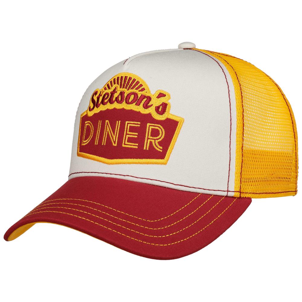 Šiltovka Stetson Trucker Cap Diner Red/White