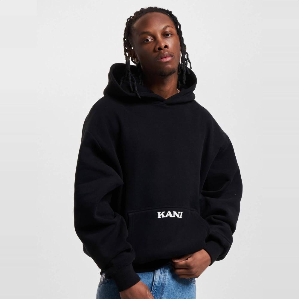 Mikina s kapucňou Karl Kani Modern čierna