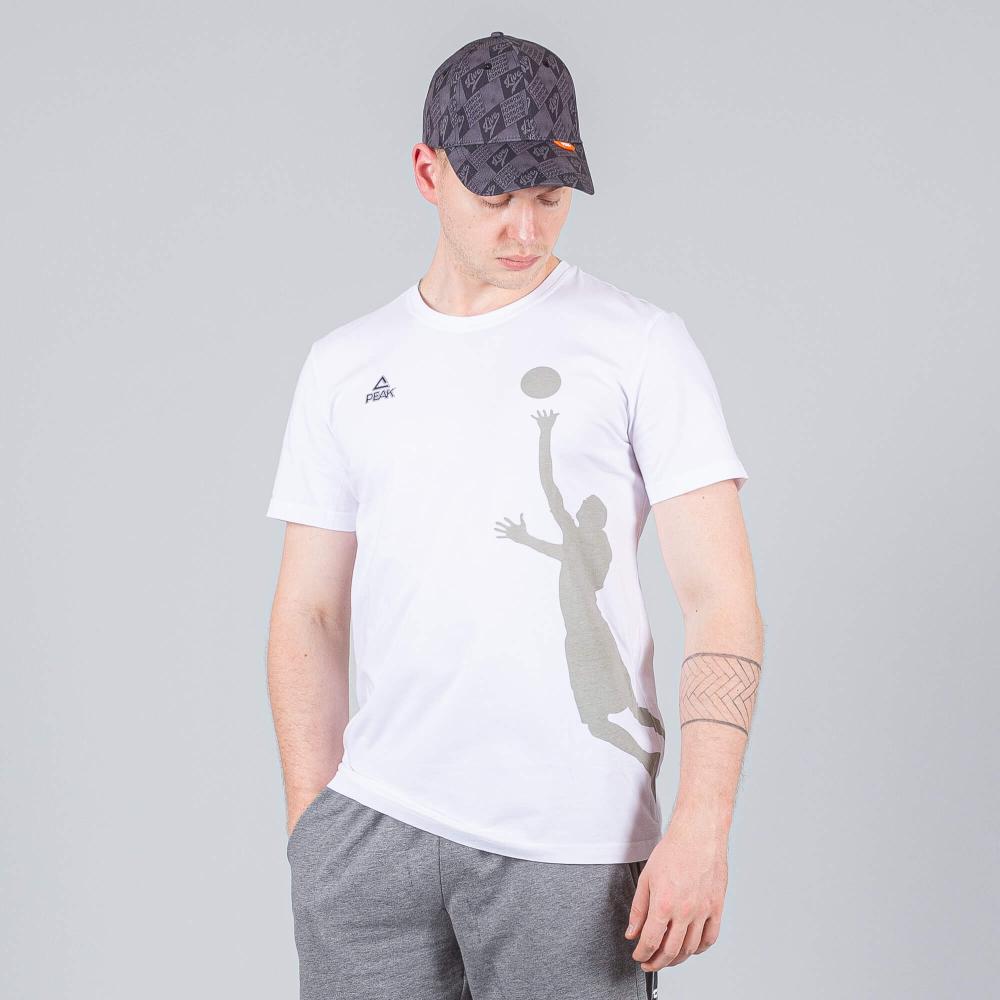 PEAK TONY PARKER ROUND NECK T-SHIRT WHITE