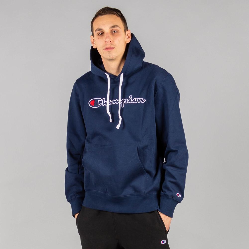 Champion Hooded Sweatshirt Navy