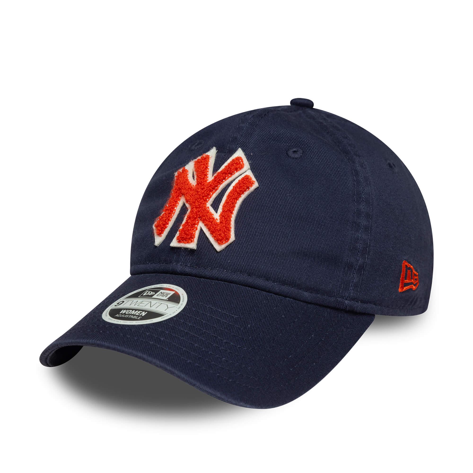 Dámska šiltovka New Era New York Yankees Womens MLB Boucle Navy 9TWENTY Adjustable Cap tmavomodrá