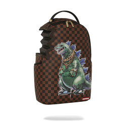 Sprayground Sprayzilla Godzilla Side Bite Backpack Brown