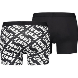 Levis Men Poster Logo Aop Boxer Brief 2P Black Combo