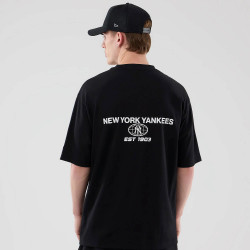 Tričko NEW ERA New York Yankees MLB Logo Graphic Black Oversized T-Shirt čierne