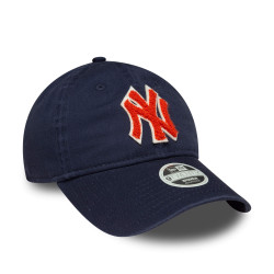 Dámska šiltovka New Era New York Yankees Womens MLB Boucle Navy 9TWENTY Adjustable Cap tmavomodrá