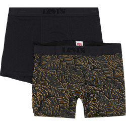 Levis Men Monstera Leaf Aop Boxer Brief (2-Pack) Black