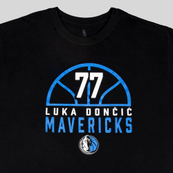 Outer Stuff Court Ball Ss Tee Dallas Mavericks Doncic Luka Black