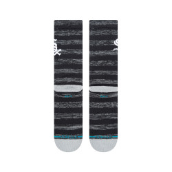 STANCE WHITE SOX TWIST CREW BLACK