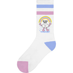 American Socks No Bad Days - Mid High White